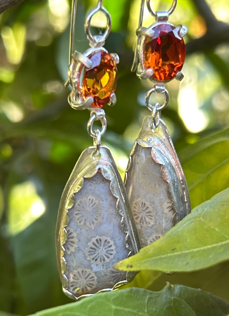 Fireflower Drop Earrings
