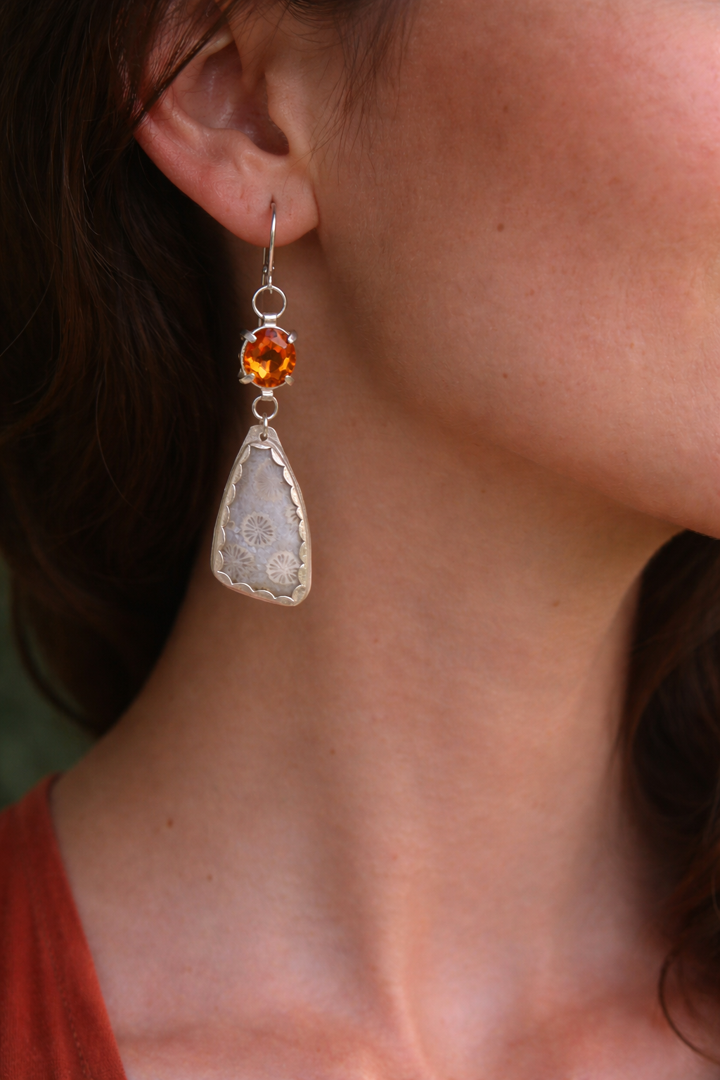 Fireflower Drop Earrings